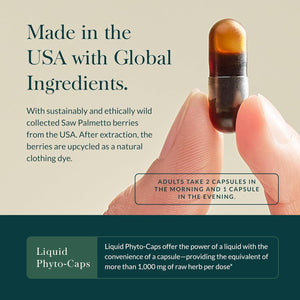 Gaia Herbs Prostate Health - Supports Prostate Health and Function for Men - 120 Capsules