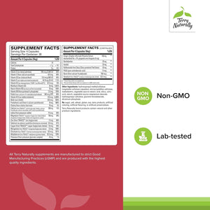 Terry Naturally Clinical Essentials - Supplement to Aid Bone, Cardiovascular & Immune Health 120 Tablets