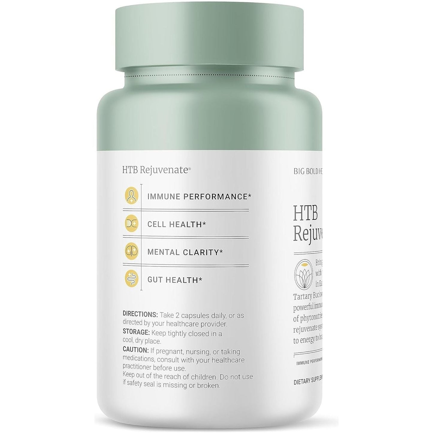 2 Month Supply - Big Bold Health HTB Rejuvenate - Immune Health Support Supplement (120 Capsules)