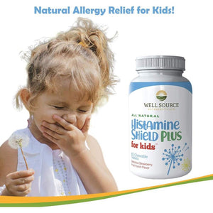 Histamine Shield plus for Kids™ All Natural Antihistamine Supplement 60 Tablets
