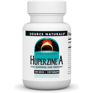 Source Naturals Huperzine A, for Learning and Memory*, 100Mcg - 120 Tablets