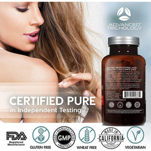 DHT Blocker - Hair Growth Supplement for Genetic Thinning for Men and Women