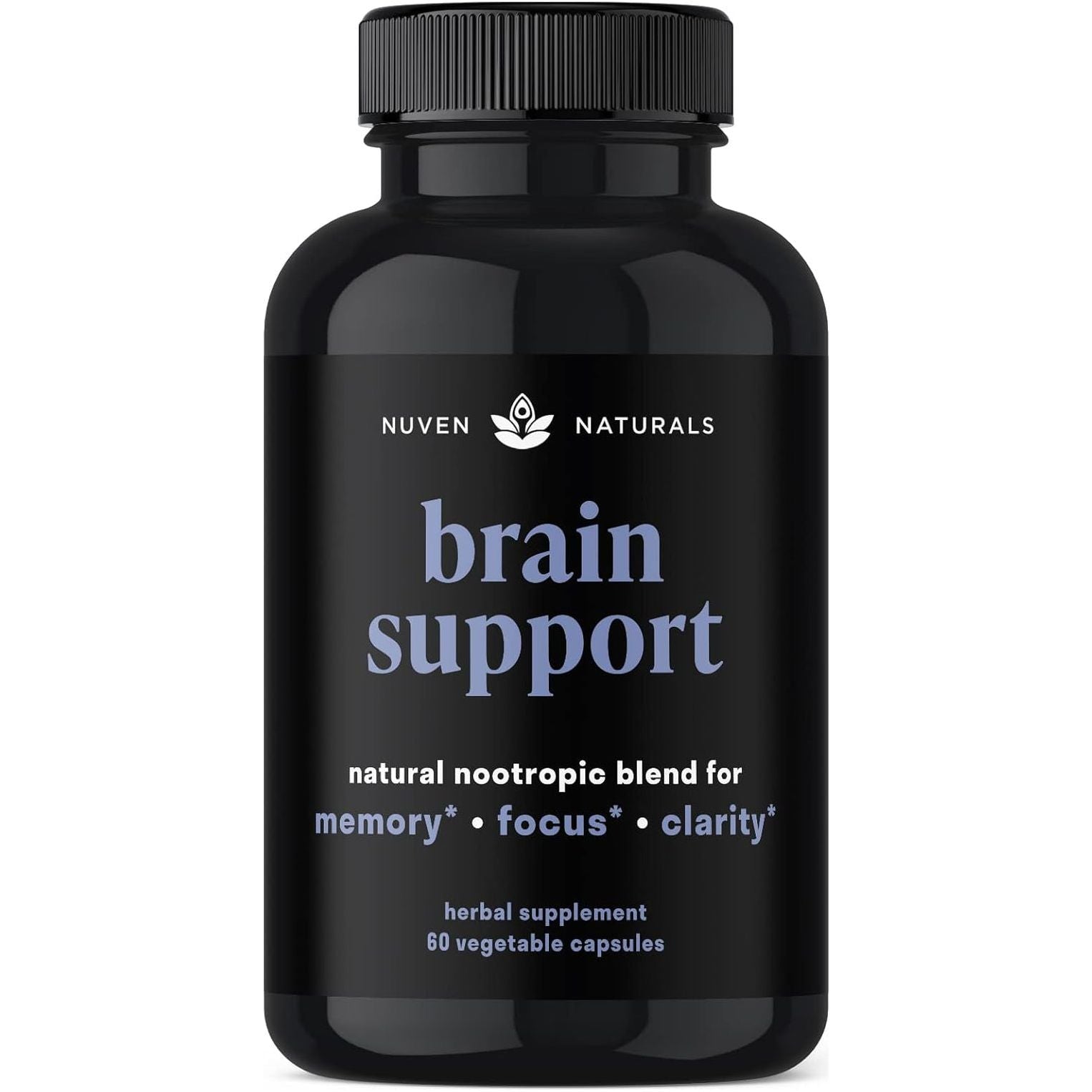 Brain Support Supplement - Natural Memory and Focus Supplement - 60 Capsules