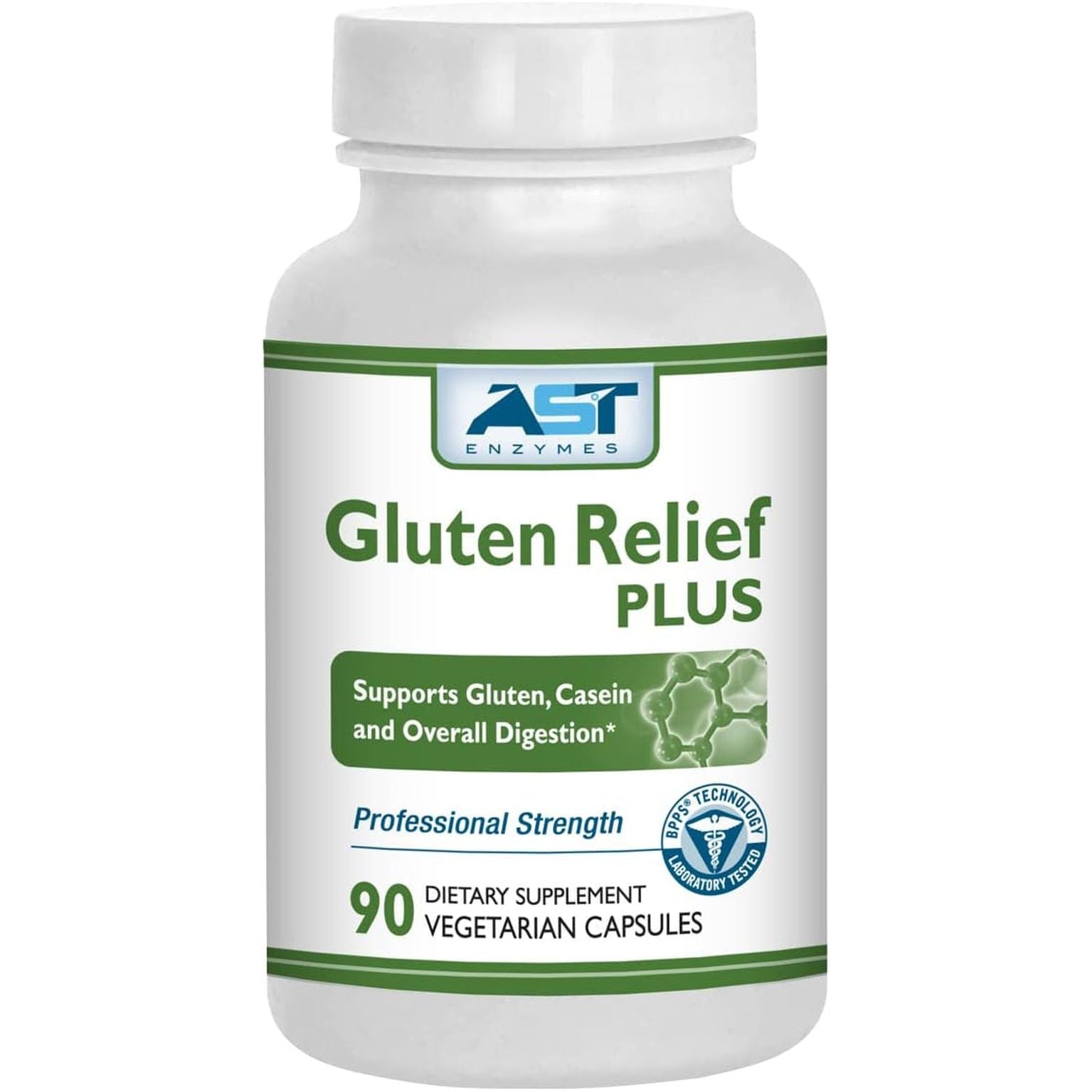 Gluten Relief plus - Gluten Digestion Support – Premium Natural Digestive Enzyme Formula - 90 Vegetarian Capsules