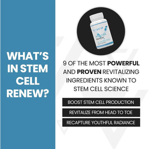Stem Cell Renew | Boost Your Natural Supply of Stem Cells (60 Count)