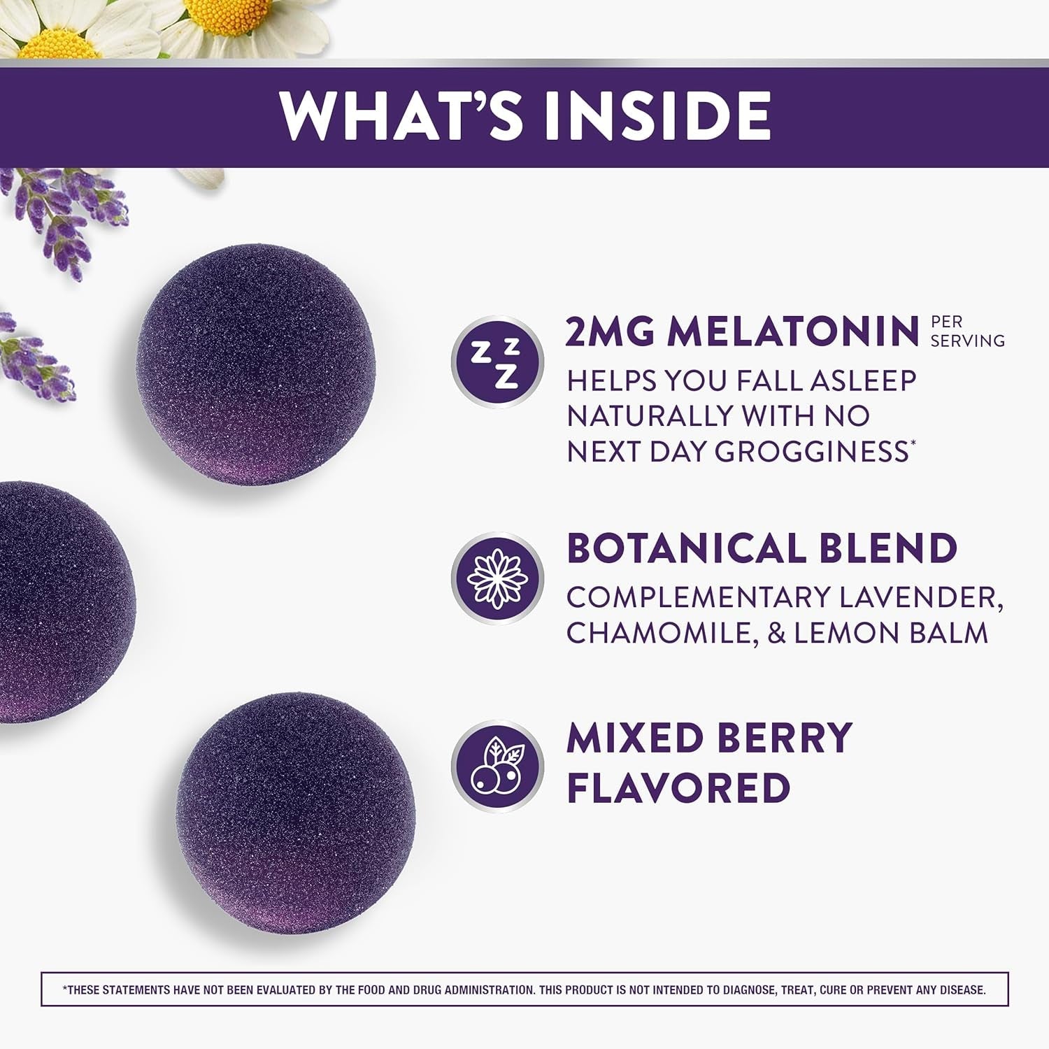 Zzzquil PURE Zzzs Melatonin Sleep Aid Gummies, Helps You Fall Asleep Naturally,1Mg/72 Count