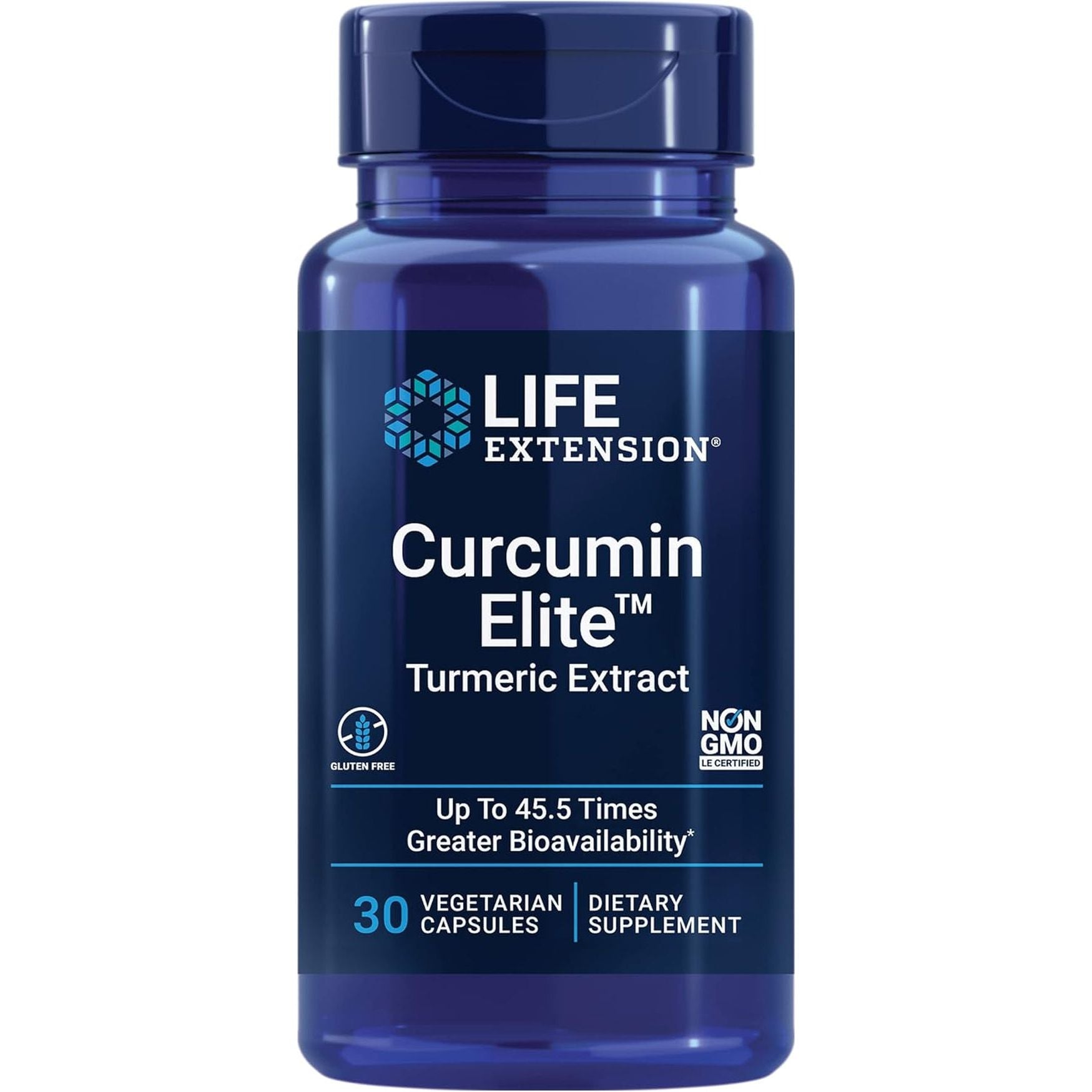 Life Extension Curcumin Elite™ Turmeric Extract, 500 Mg, for Inflammation Health Support, Heart & Immune Support 30 Capsules