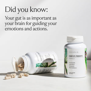 SAKARA Complete Probiotic for Women - Digestive Health, Gut Health Pre and Probiotics for Women 180 Capsules