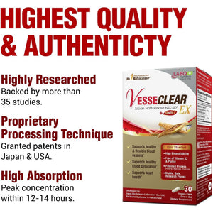 LABO Nutrition Vesseclear Nsk-Sd+Elastin F for Clean & Flexible Blood Vessel