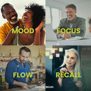 Organic Wasabi Extract + Zingserine Cognition the Most Targeted Memory Supplement (2 Month Supply)