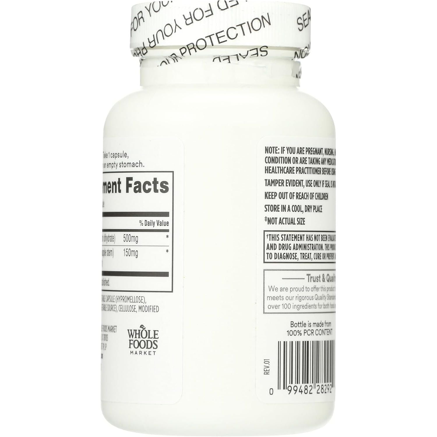 Whole Foods Market, Quercetin with Bromelain, 100 Count