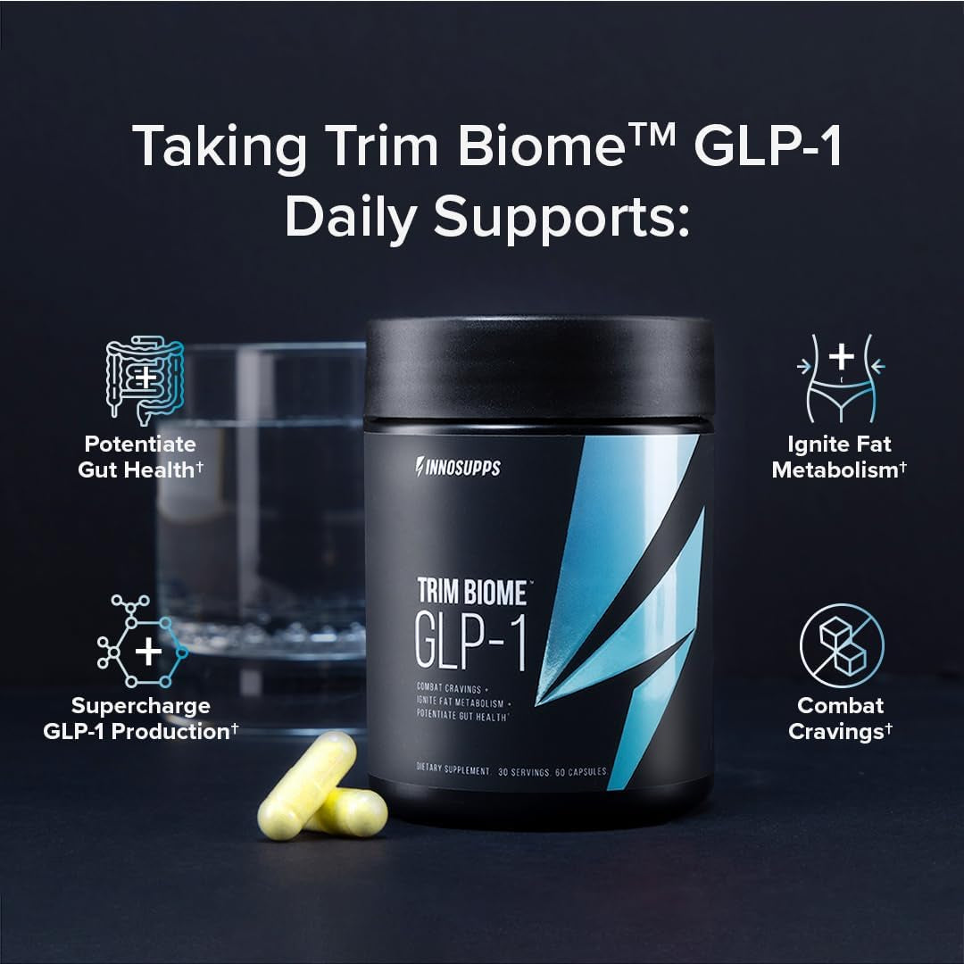 Inno Supps Trim Biome™ GLP-1 | Weight Loss Prebiotic + Probiotic + Postbiotic 30 Servings