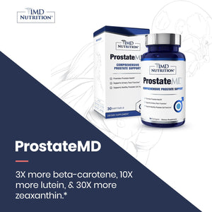 1MD Nutrition Prostatemd Saw Palmetto Prostate Support Supplement for Urinary Tract and Frequent Bathroom Urges | 30 Day Supply
