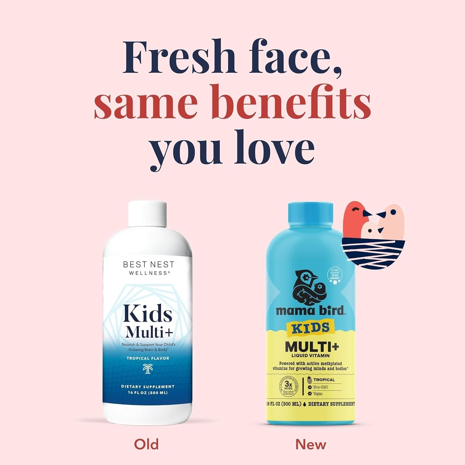 Best Nest Wellness Kids Multi plus - Brain Health Support Supplement for Kids 16 Fl Oz