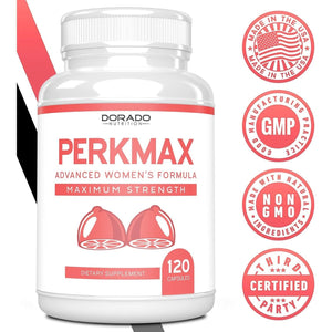 DORADO NUTRITION Breast Support Pills for Women - Boob & Bust Support Supplement (120 Vegan)