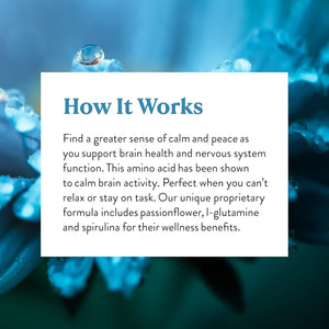 Nature'S Sunshine GABA Plus, Kosher | Brain Health and Nervous System Support 60 Capsules