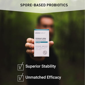 Enviromedica Terraflora Deep Immune SBO Probiotic + Prebiotic Supplement (60Count)