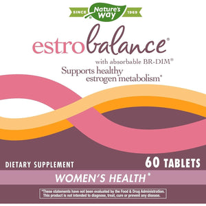 Nature'S Way Estrobalance, Absorbable BR-DIM, Supports Healthy Estrogen Metabolism* 60 Tablets