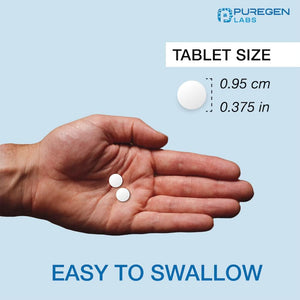 Puregen Labs Dairy Relief Fast Acting Lactase Enzyme 9000 FCC, Lactose Intolerance Pills 360 Tablets