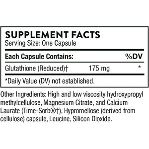 THORNE Glutathione-Sr - Sustained-Release Glutathione for Antioxidant Support - 60 Capsules