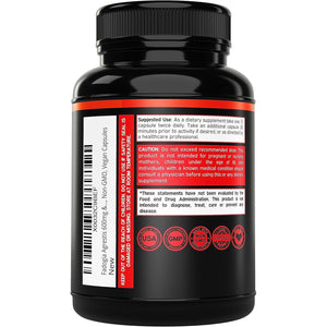 Fadogia Agrestis and Tongkat Ali Supplement Performance Blend (120 Capsules)