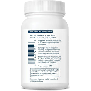 Vital Nutrients Cortisol Balance | Vegan Stress Relief Supplement 30 Capsules