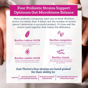 Just Thrive Probiotic & Antioxidant Supplement - Gluten Free, 30 Caps