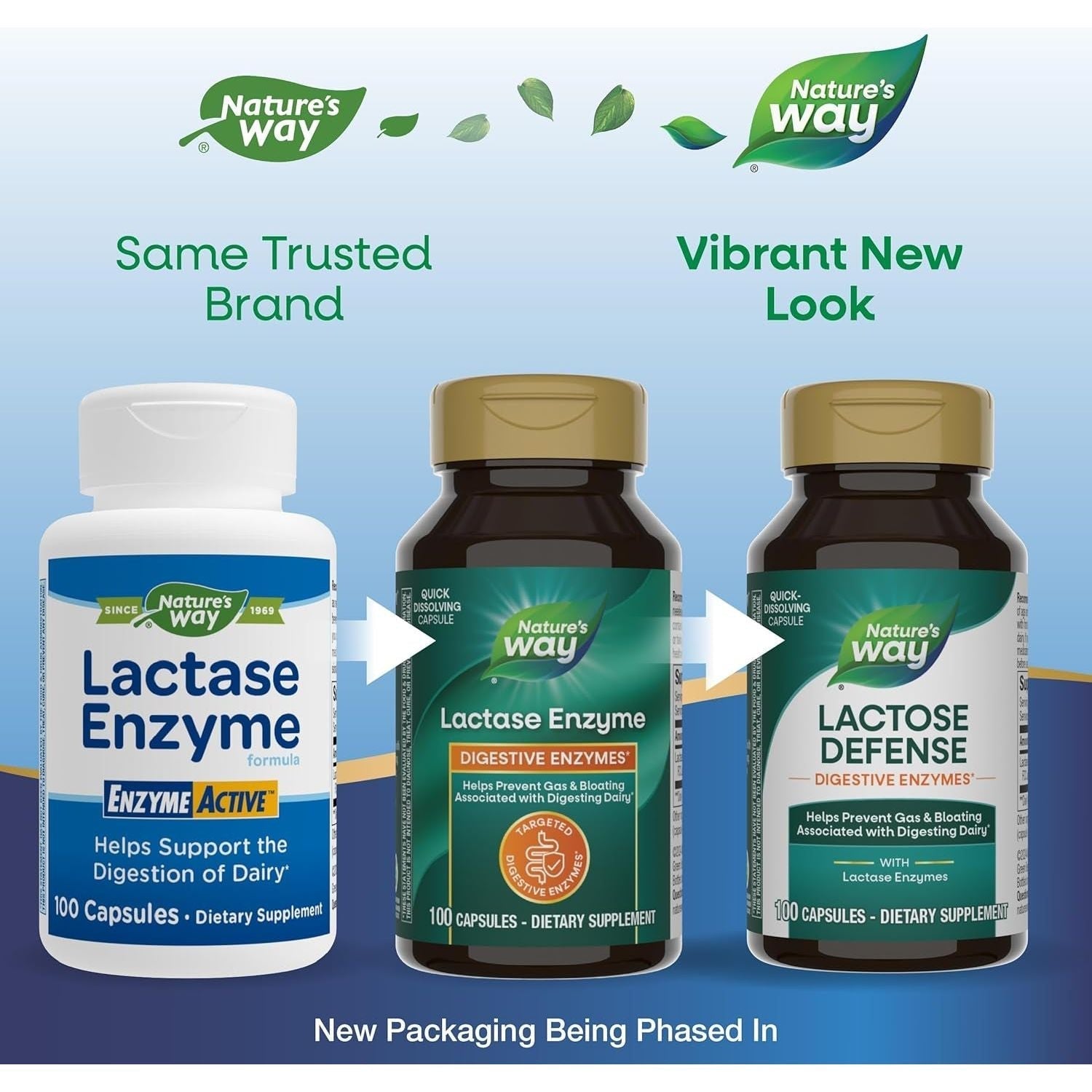 Nature'S Way Lactose Defense, Supports the Digestion of Dairy*, 690 Mg Lactase/Serving, 100 Capsules