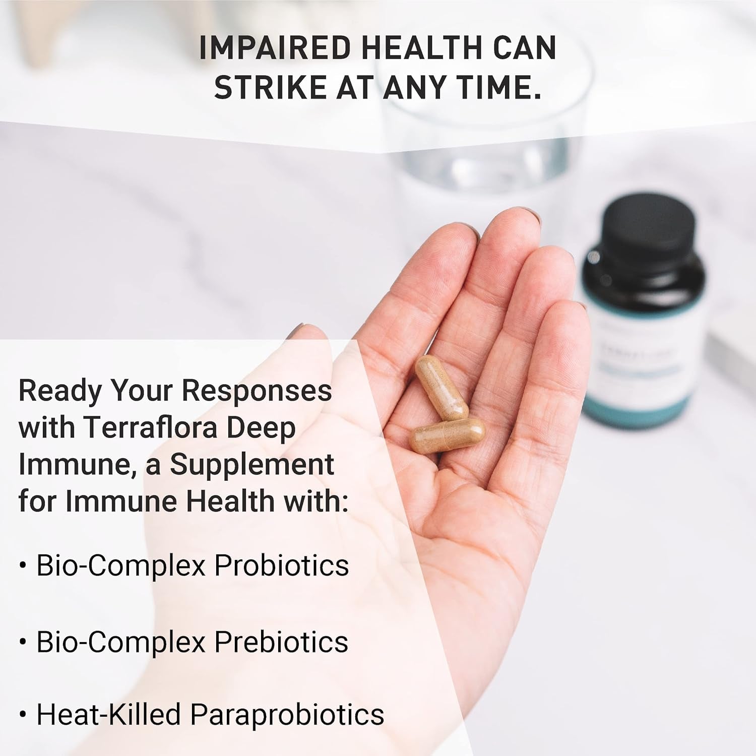 Enviromedica Terraflora Deep Immune SBO Probiotic + Prebiotic Supplement (60Count)