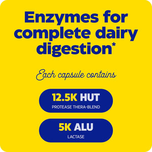 Enzymedica, Dairyassist, Digestive Enzymes for Complete Dairy Digestion & Lactose Intolerance, 30 Count