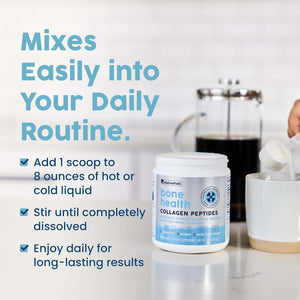 Nativepath Bone Health Collagen Peptides, Type 1 & 3, with Fortibone and Verisol, 7.9 Ounce, 30 Servings