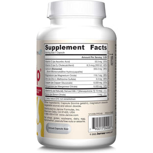 Jarrow Formulas Boneup Three per Day for Bone Support and Skeletal Nutrition 180 Capsules