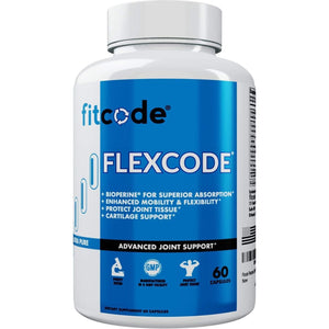 Flexcode Ultra Premium Joint Support, Glucosamine, Turmeric, MSM, Chondroitin, Hyaluronic Acid (30 Servings)
