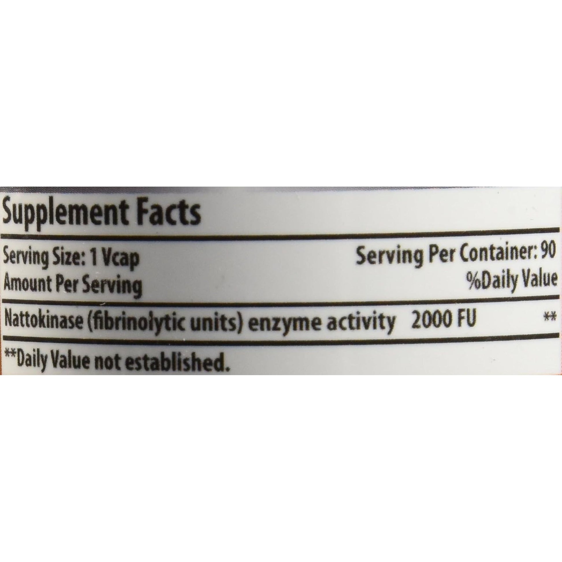 Amazing Formulas Nattokinase Dietary Supplement 100Mg 90 Veggie Capsules | 2000 FU | Made in USA | Ideal for Vegetarians