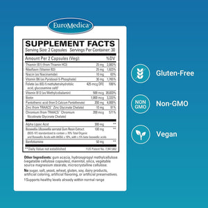 Euromedica Nerve Complex - Supports Healthy Nerve Function 30 Servings