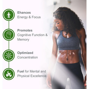 Life Happns Level up Energy and Focus Supplement 90 Capsules