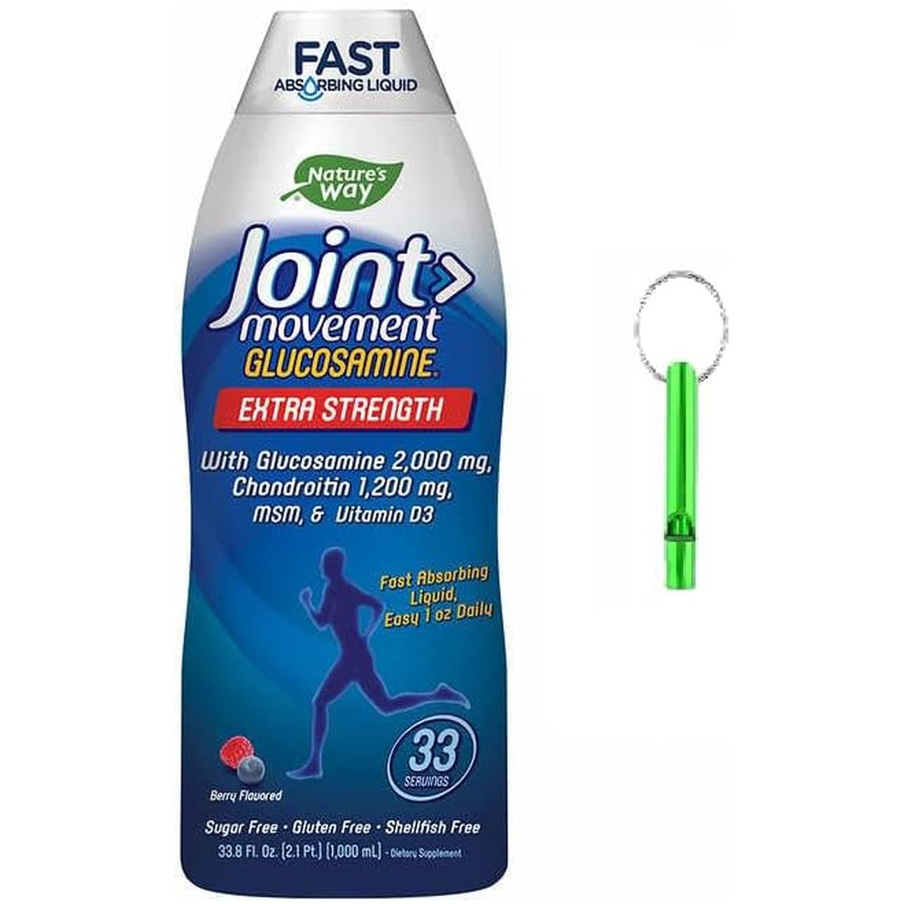 Natures Way Joint Movement Glucosamine 2000 Mg with Chondroitin 1200 Mg 33.88 Fl Oz