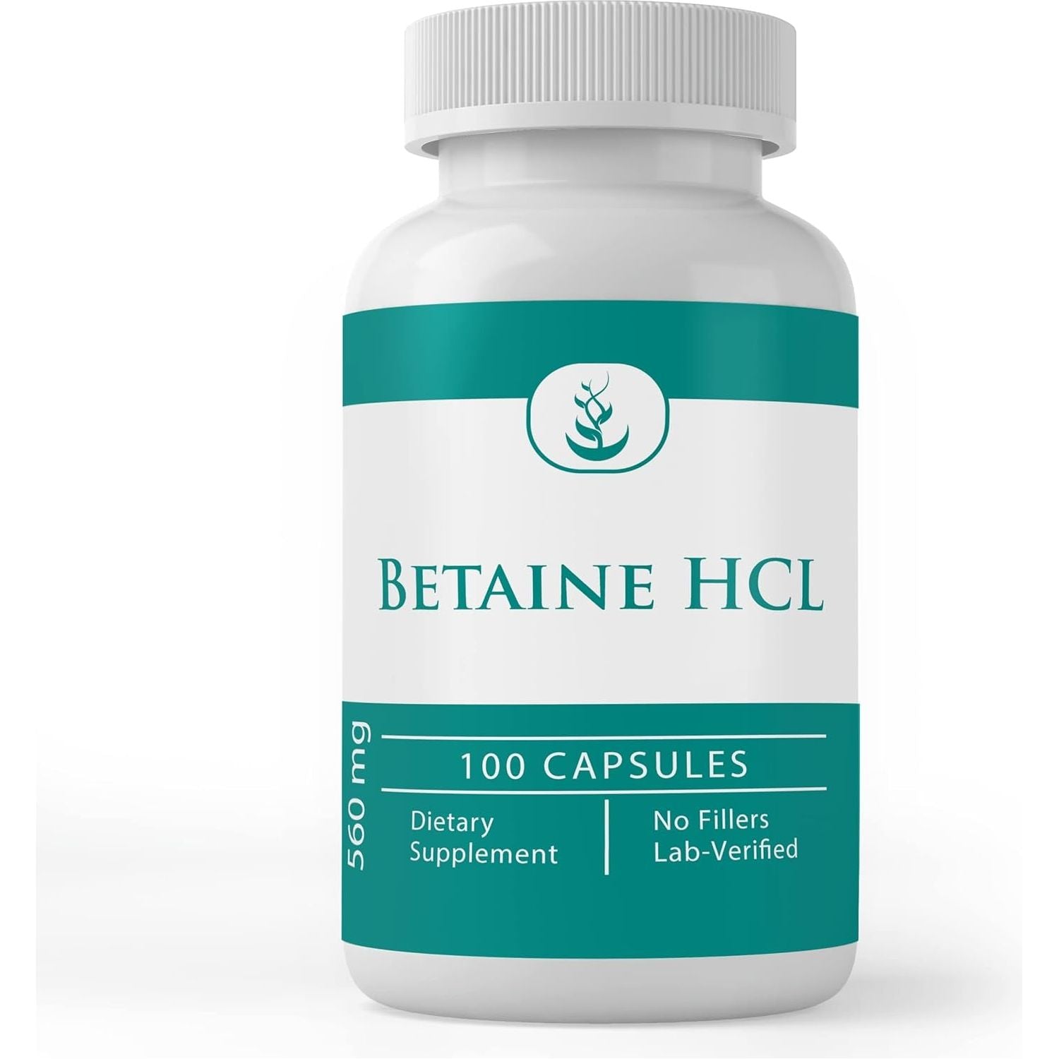PURE ORIGINAL INGREDIENTS Betaine HCL, (100 Capsules)