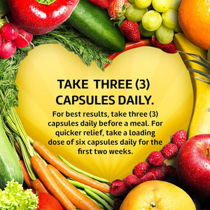 Glucosamine Chondroitin with Turmeric and MSM Supplement - Joint Health Supplement Capsules 60 Count