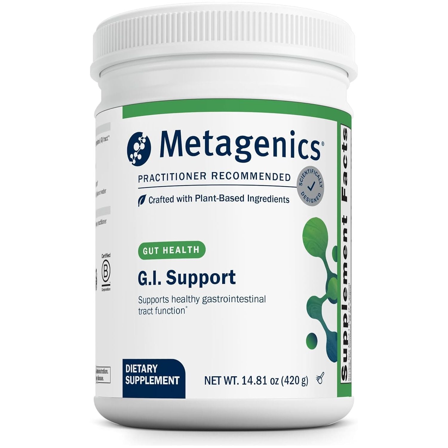 Metagenics G.I. Support - Gastric Mucosa Support - Antioxidants Supplement 14.81 Oz