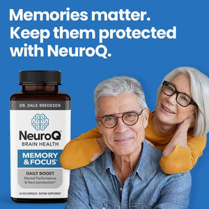 Neuroq Memory & Focus - Boosts Cognitive Performance & Healthy Brain Function - 60 Capsules