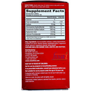Move Free Advanced, 170 Tablets - Joint Health Supplement with Glucosamine and Chondroitin