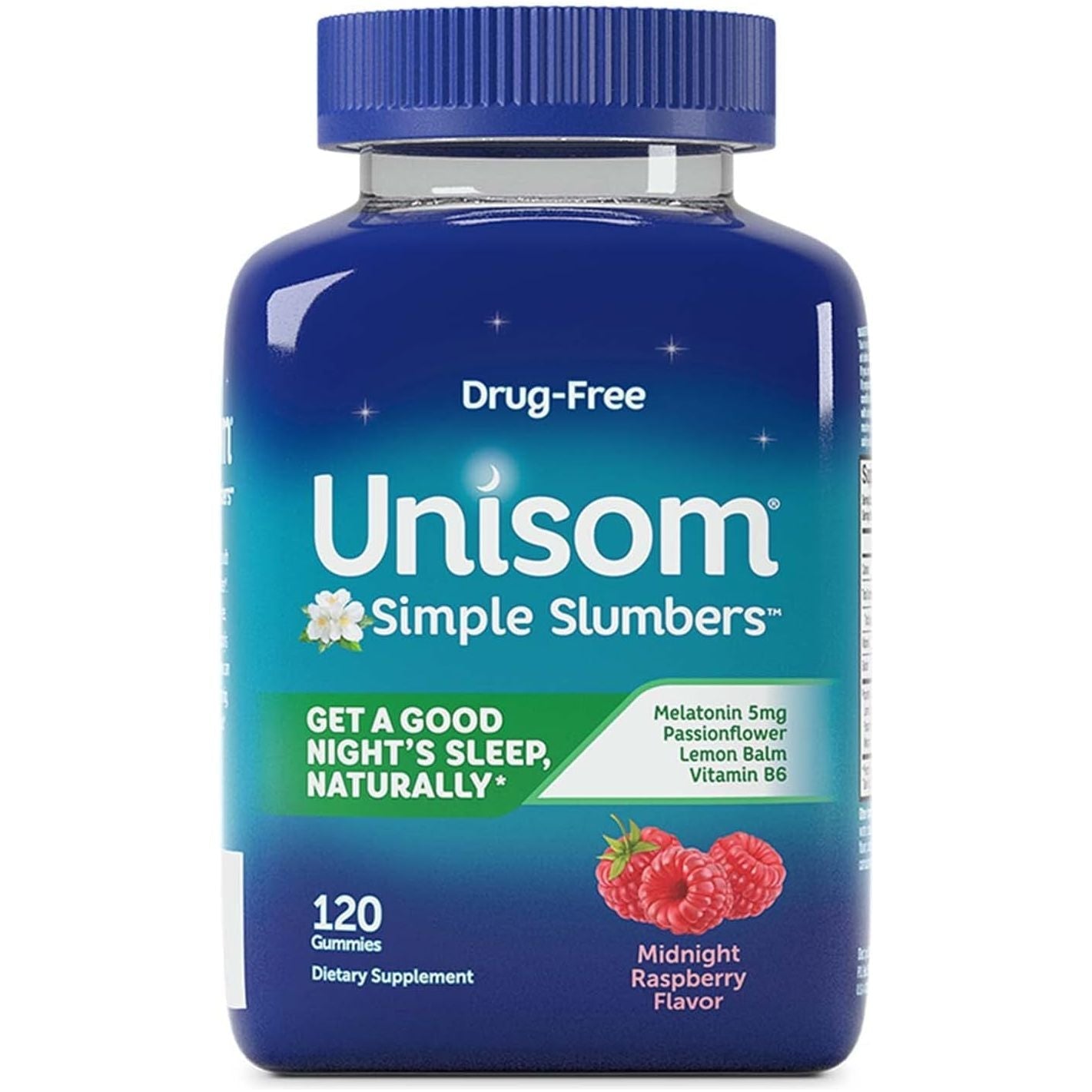 Unisom Simple Slumbers Sleep Aid Gummies 120 Count
