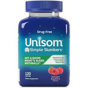Unisom Simple Slumbers Sleep Aid Gummies 120 Count