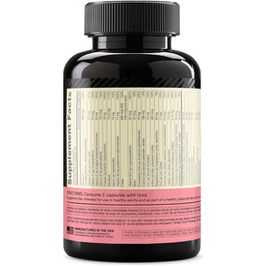 Optimum Nutrition Opti-Women, Vitamin C, Zinc and Vitamin D for Immune Support Womens Daily Multivitamin 120 Count.