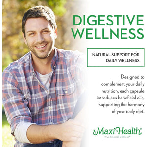 Maxi Health Maxi Fiber Kosher Daily Supplement 1500 Mg Fiber Capsules 180 Count