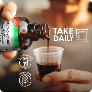 Enhances Your Body Energy, Improves Immunity, Horseradish Extract, 8 FL Oz, Bottle, Red