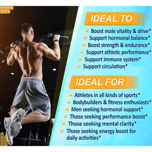 VEGATOT 6 in 1 High Strength Turkesterone Concentrated with Maca Root Fenugreek Tribulus (60 Count)