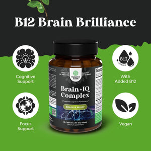 Nootropic Memory Supplement for Brain Support - Memory Pills for Brain Boost and Natural Energy Booster