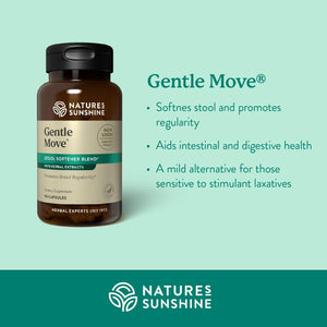 Nature'S Sunshine Gentle Move: Experience Daily Digestive Support and Natural Constipation Relief 90 Capsules